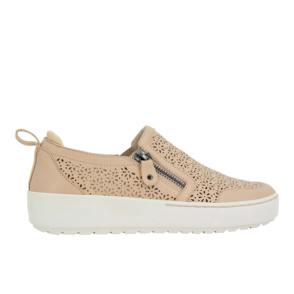 July Floral Cut Out Slip On Sneakers