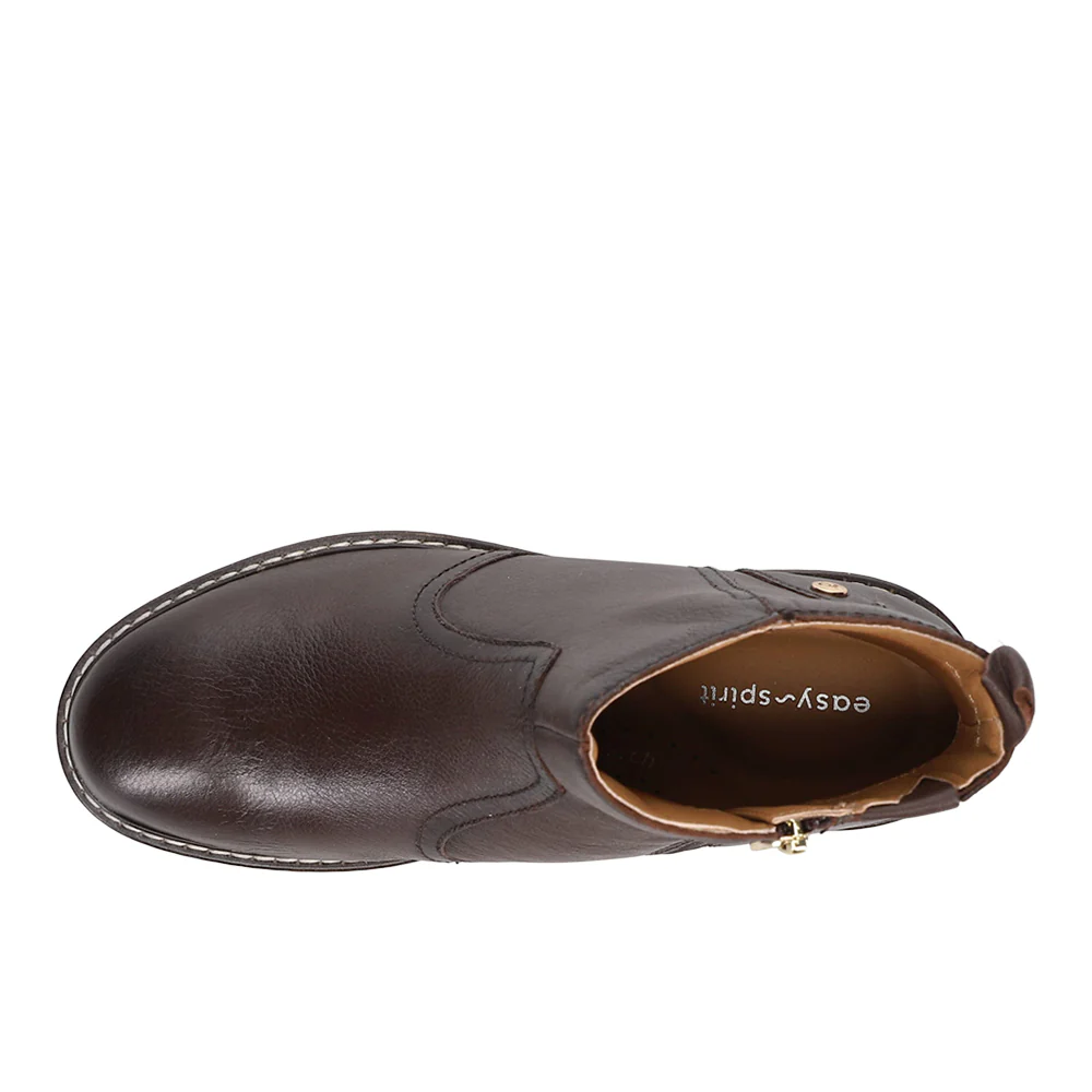 Juna Round Toe Zippered Booties - Image 4