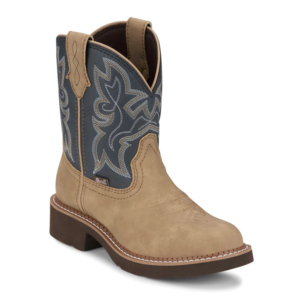 Kay Embroidered Round Toe Cowboy Boots - Image 2