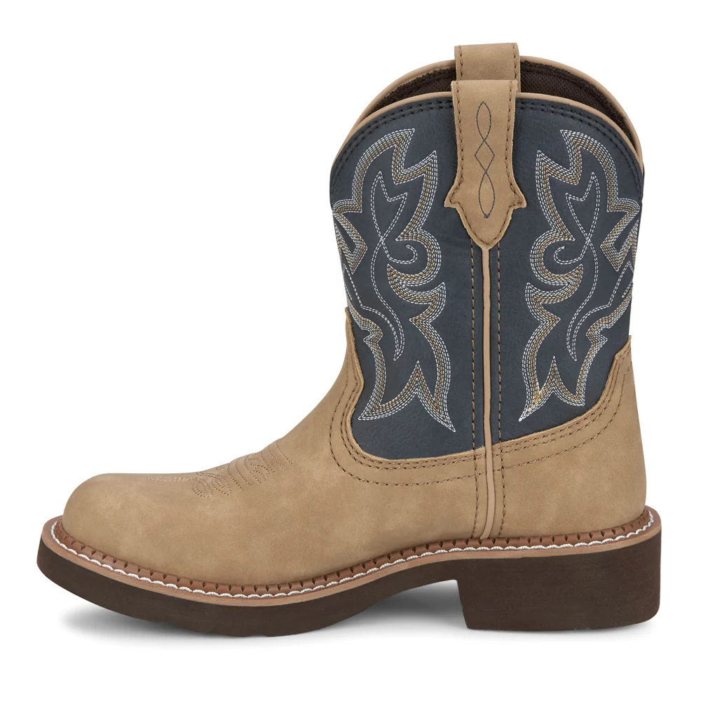 Kay Embroidered Round Toe Cowboy Boots - Image 3