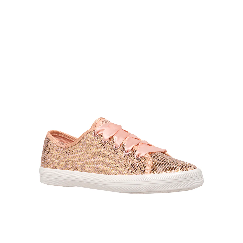 Kickstart Celebrations Glitter Lace Up Sneakers (Little Kid - Big Kid) - Image 2
