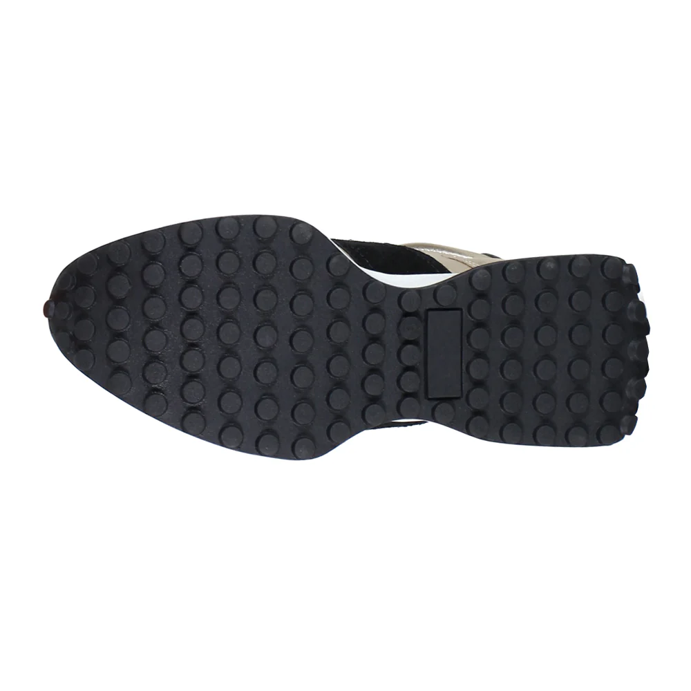 Know It All Metallic Lace Up Sneakers - Image 5