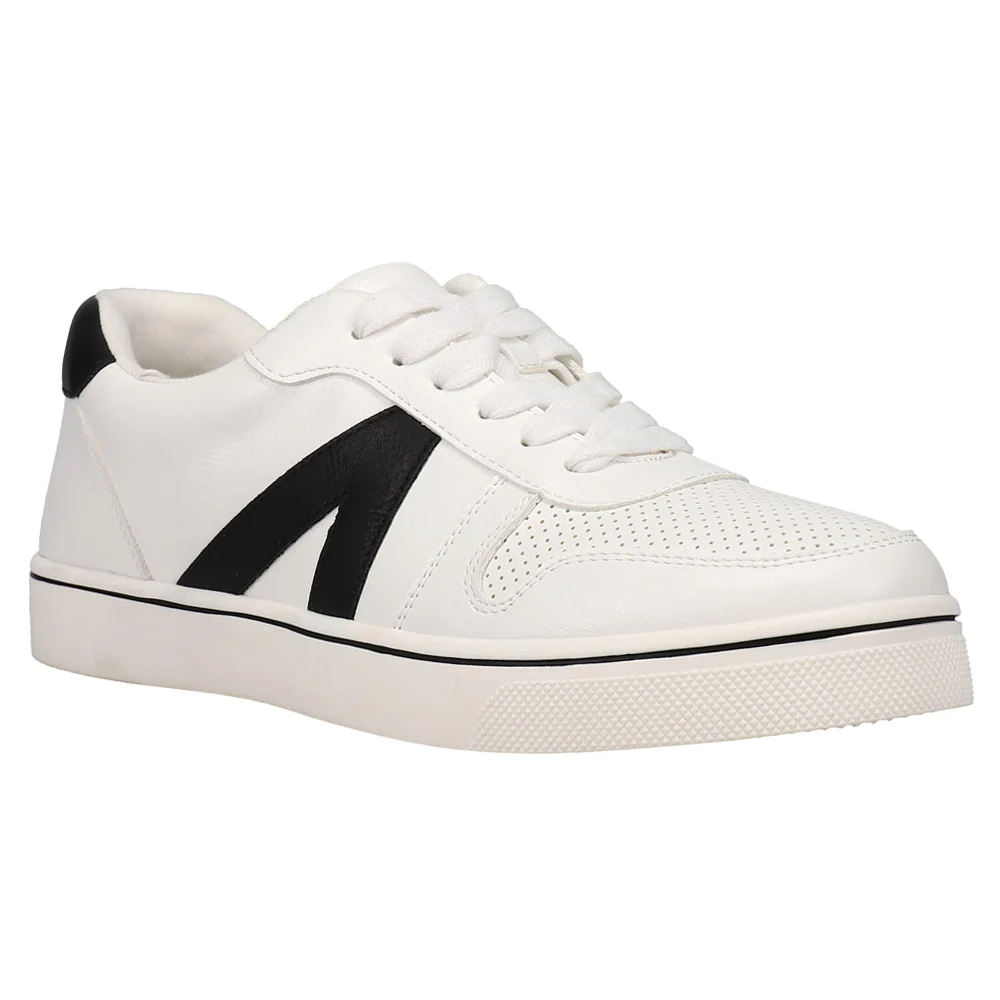 Krew Perforated Lace Up Sneakers - Image 2