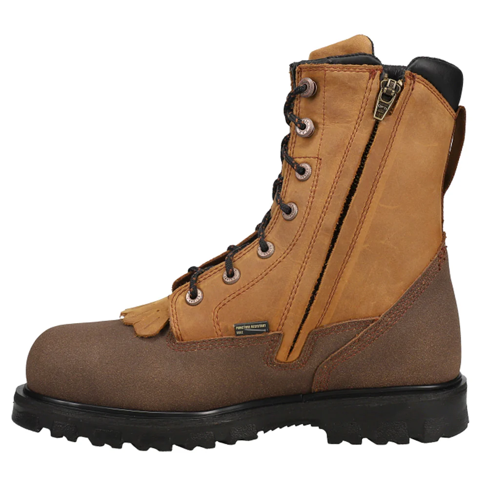 Lace Rigger 8” Waterproof Steel Toe Work Boots - Image 3