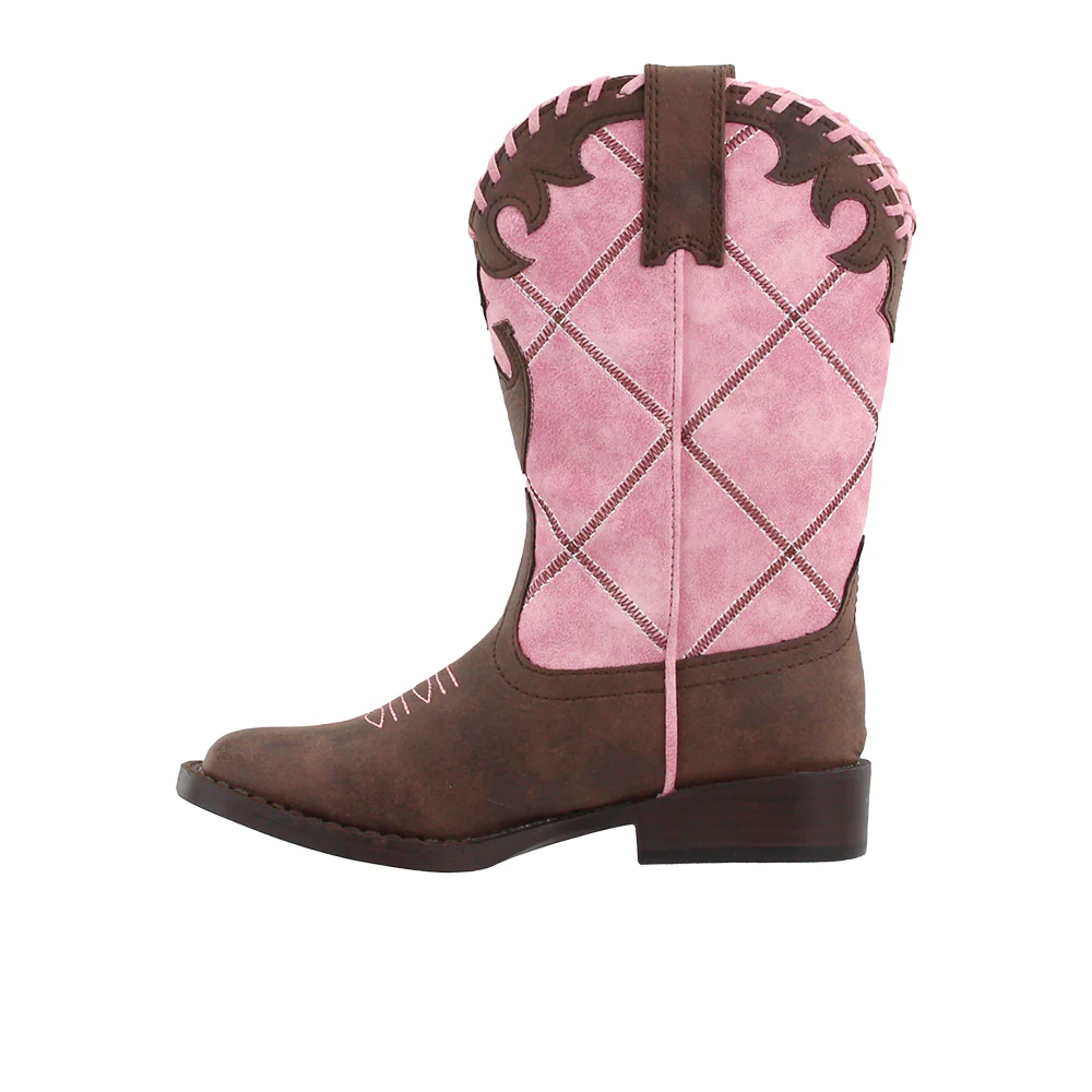 Lacy Square Toe Cowboy Boots (Little Kid-Big Kid) - Image 4