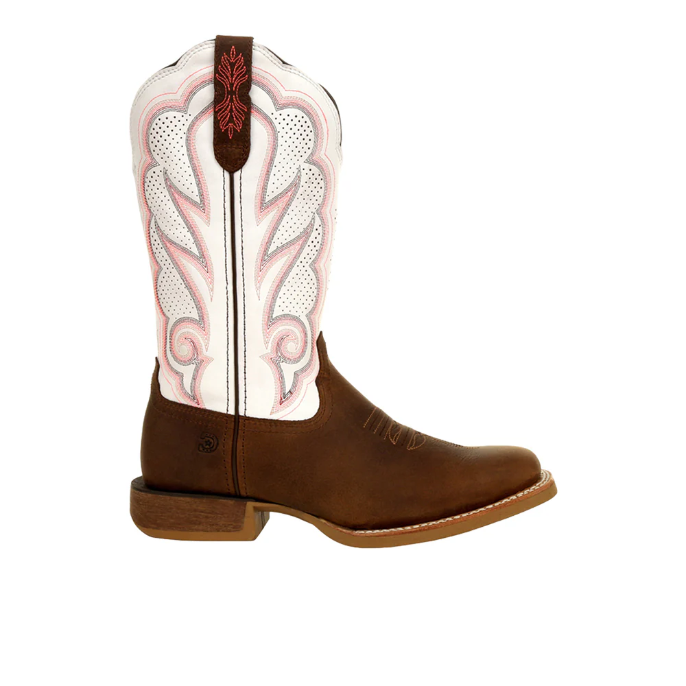 Lady Rebel Pro Embroidered Square Toe Pull On Cowboy Boots