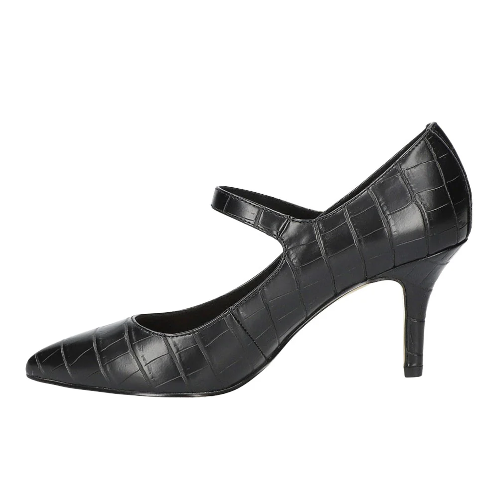 Lainey Pointed Toe Mary Jane Pumps - Image 3