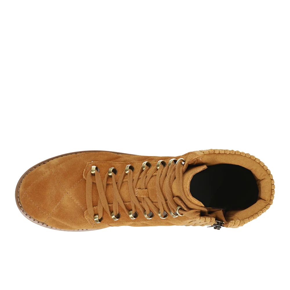 Lakely x Martha Stewart Quilted Round Toe Combat Boots - Image 4