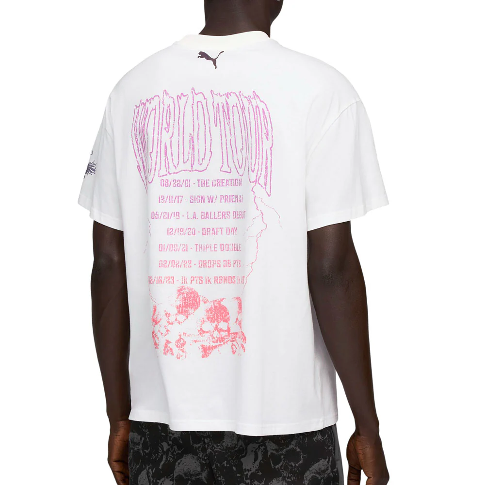 LaMelo World Tour-Nament Crew Neck Short Sleeve T-Shirt - Image 4