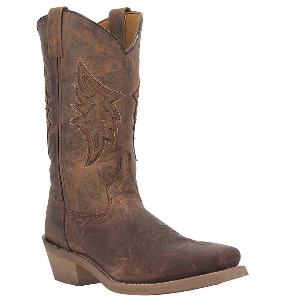 Nico Embroidered Square Toe Pull On Cowboy Boots - Image 2