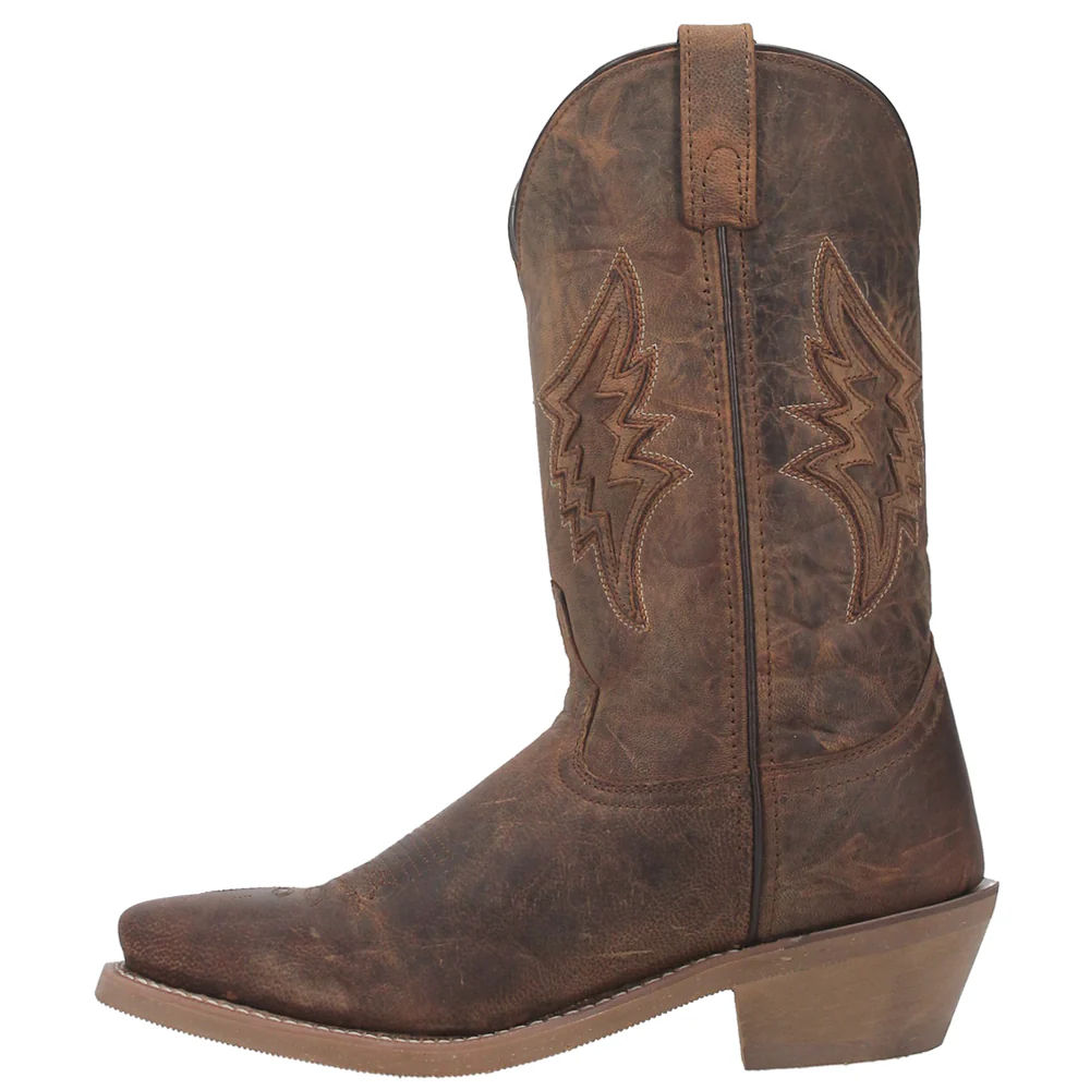 Nico Embroidered Square Toe Pull On Cowboy Boots - Image 3