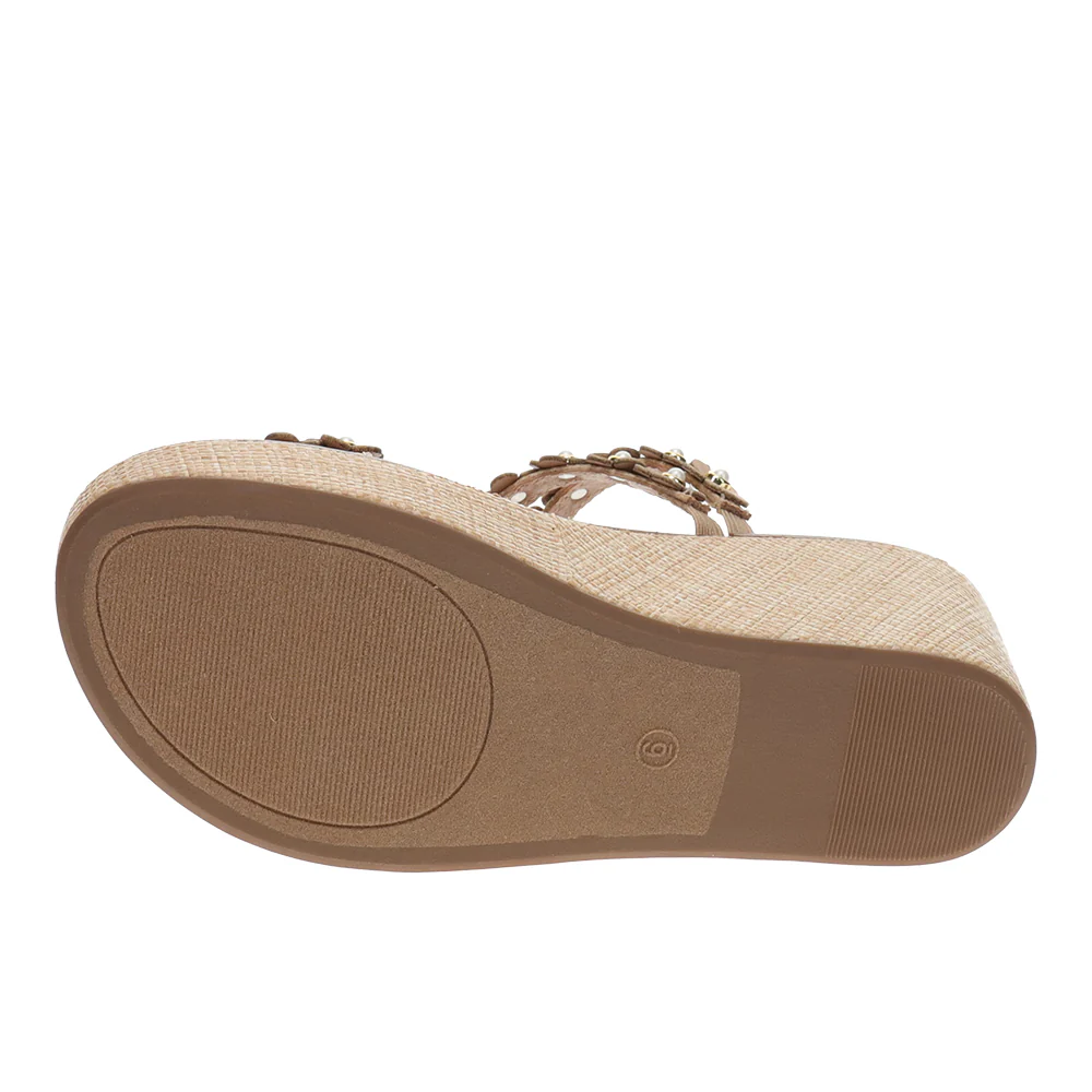 Lets Be Friends Wedge Sandals - Image 5