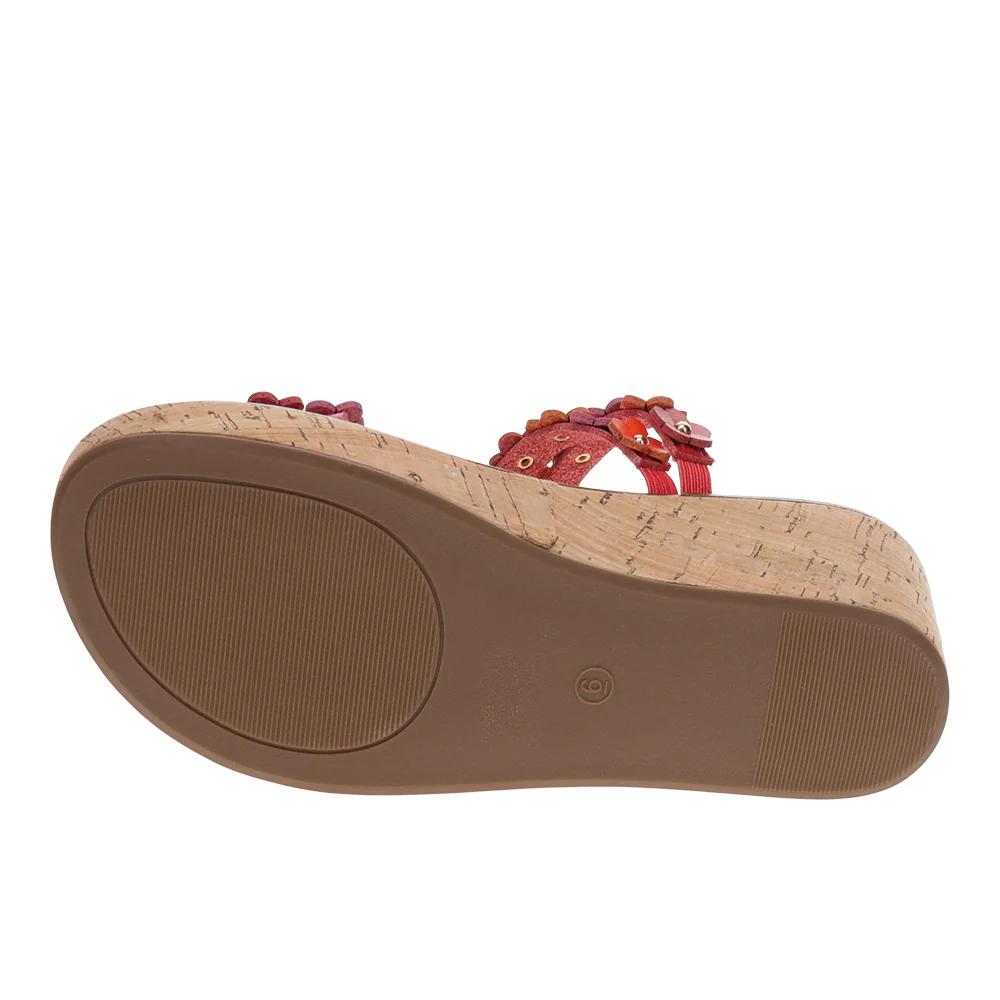 Lets Be Friends Wedge Sandals - Image 5