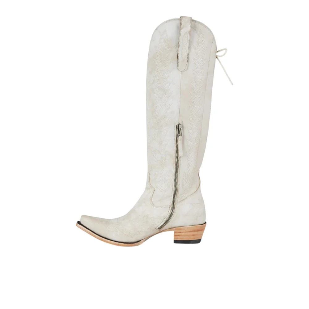 Lexington Knee High Embroidered Corset Cowboy Boot - Image 3