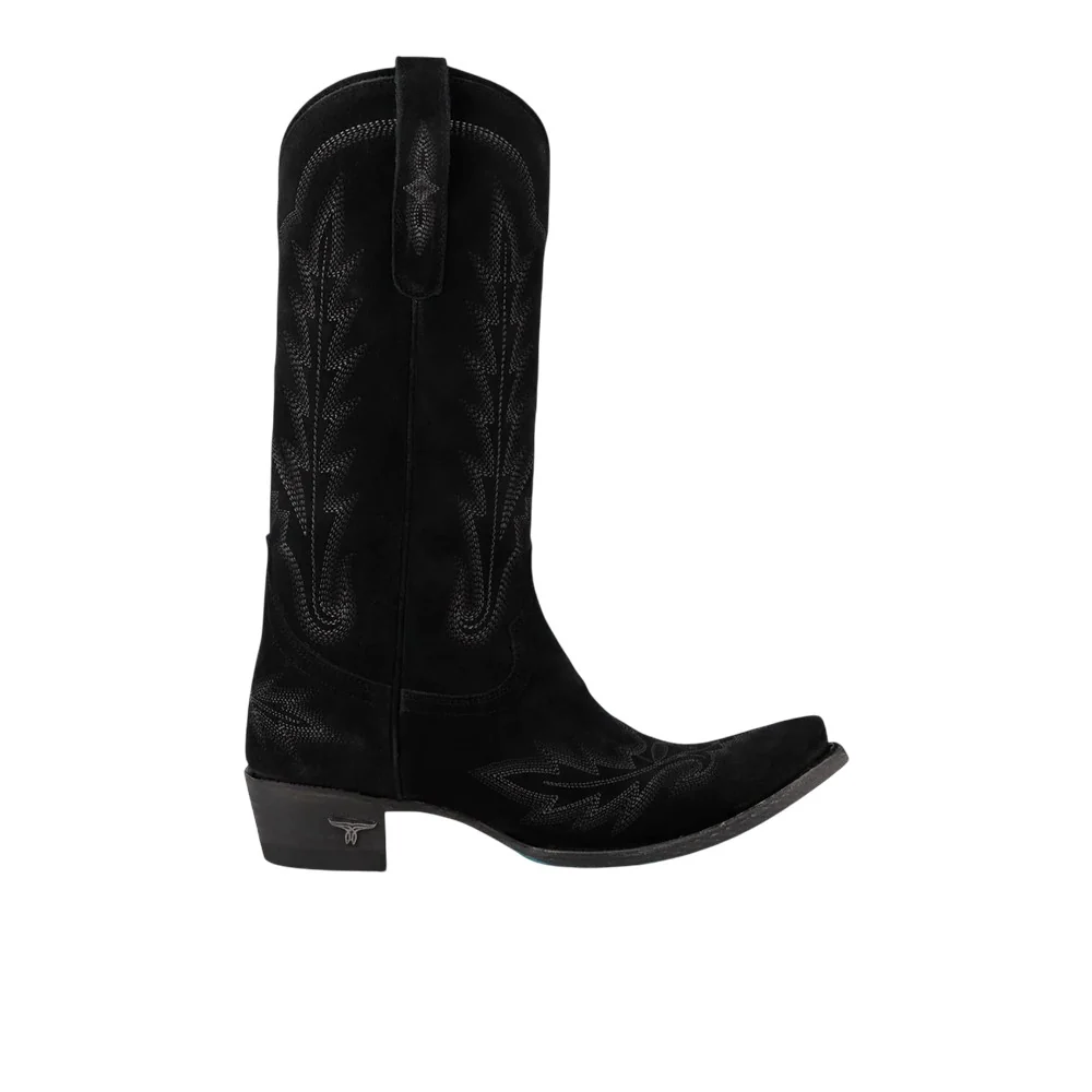 Lexington Embroidered Snip Toe Boots