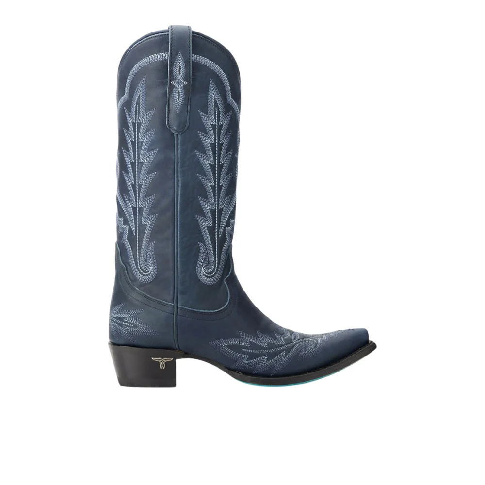Lexington Embroidered Snip Toe Boot