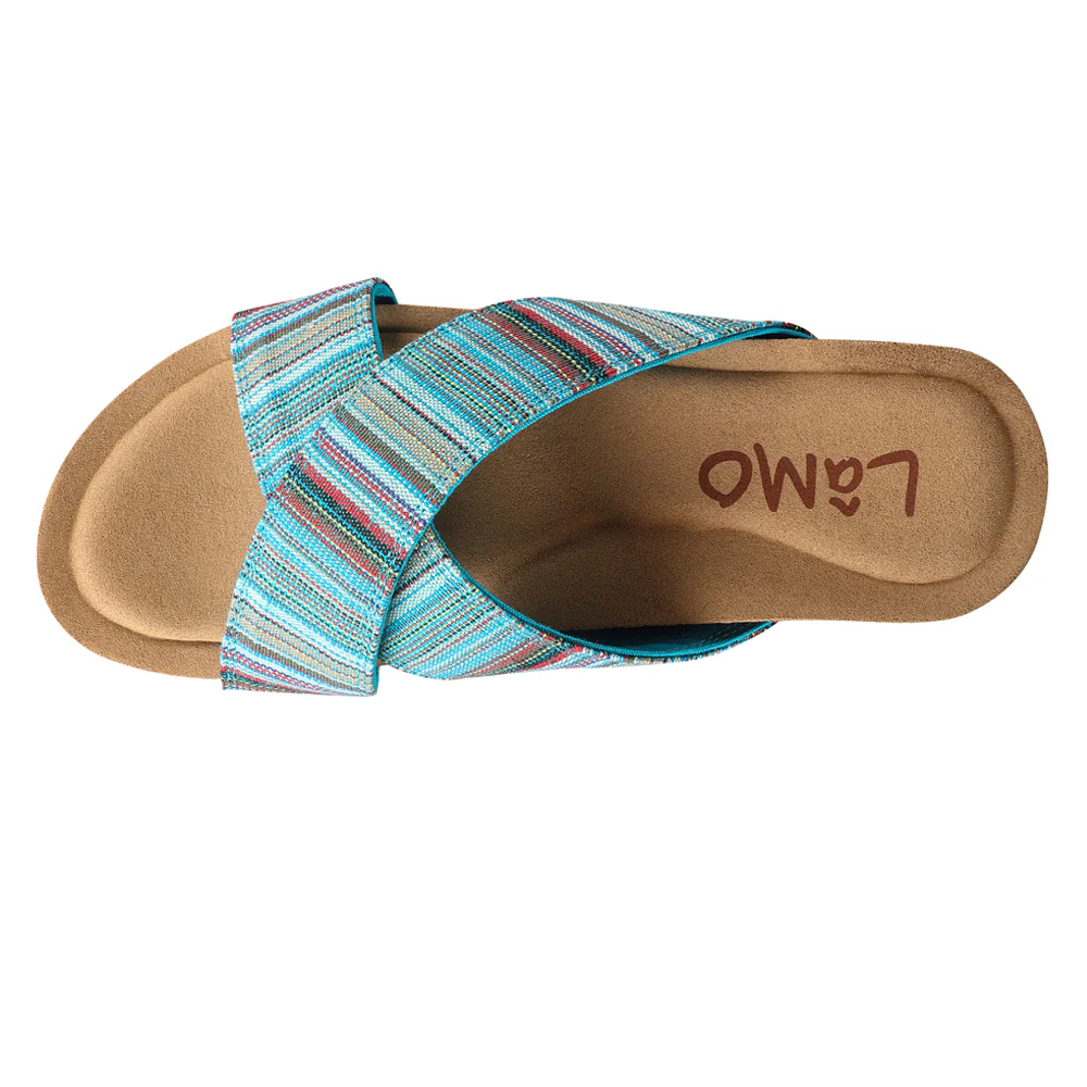 Leyla Striped Slide Sandals - Image 4