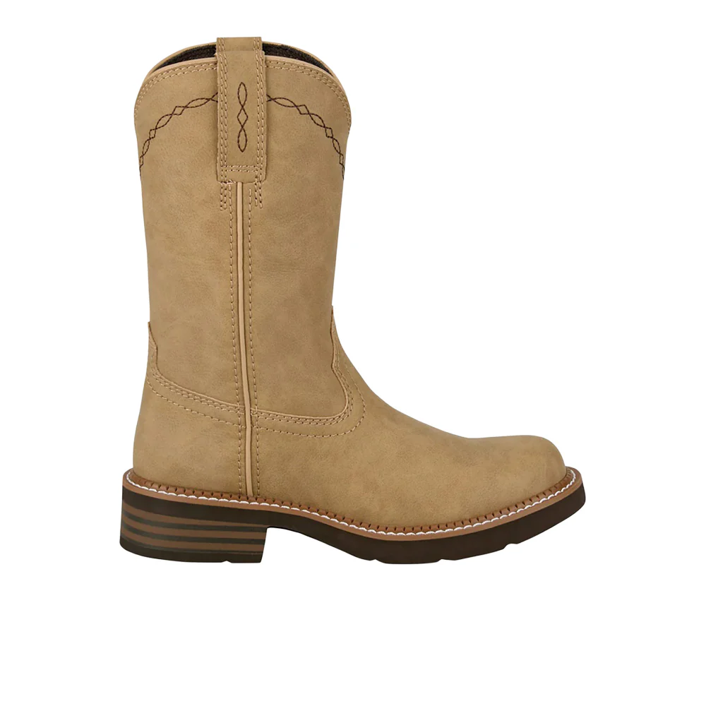 Lillie 10 Inch Round Toe Pull On Cowboy Boots