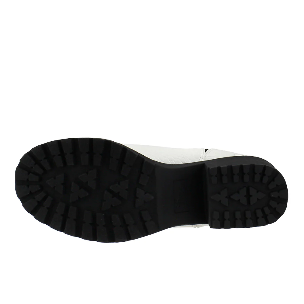 Lisbon Croc Round Toe Pull On Platform Chelsea Booties - Image 5