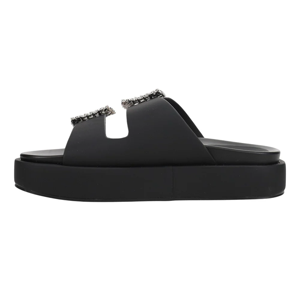 Lola Rhinestone Platform Sandals - Image 3
