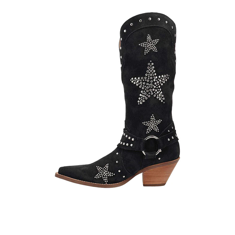 Lucky Stars Suede Leather Boots - Image 3