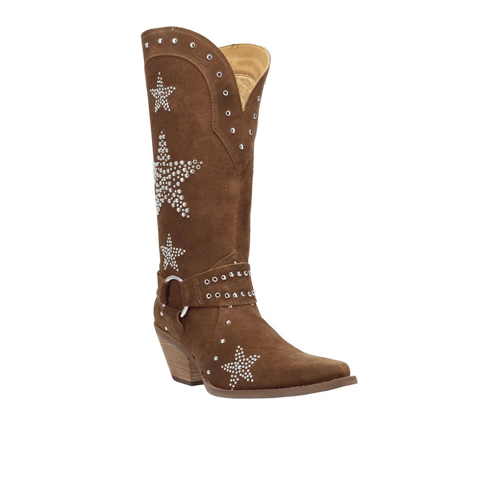 Lucky Stars Suede Leather Boots - Image 2
