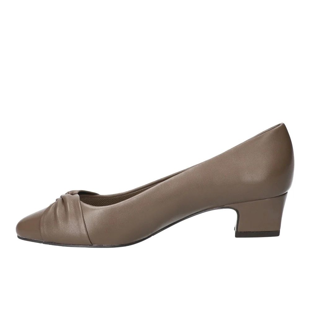 Lyanna Pleated Block Heel Pumps - Image 3