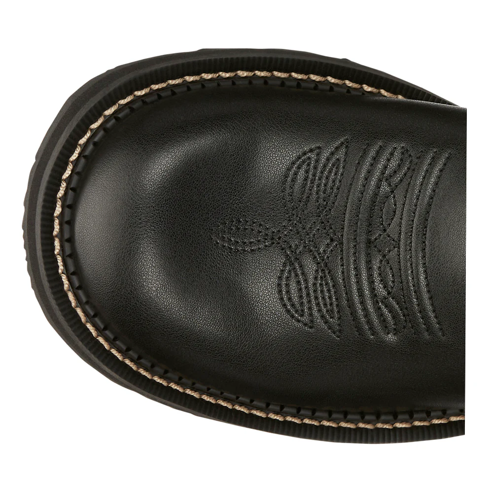 Lyla Embroidered 8 Inch Round Toe Cowboy Boots - Image 4
