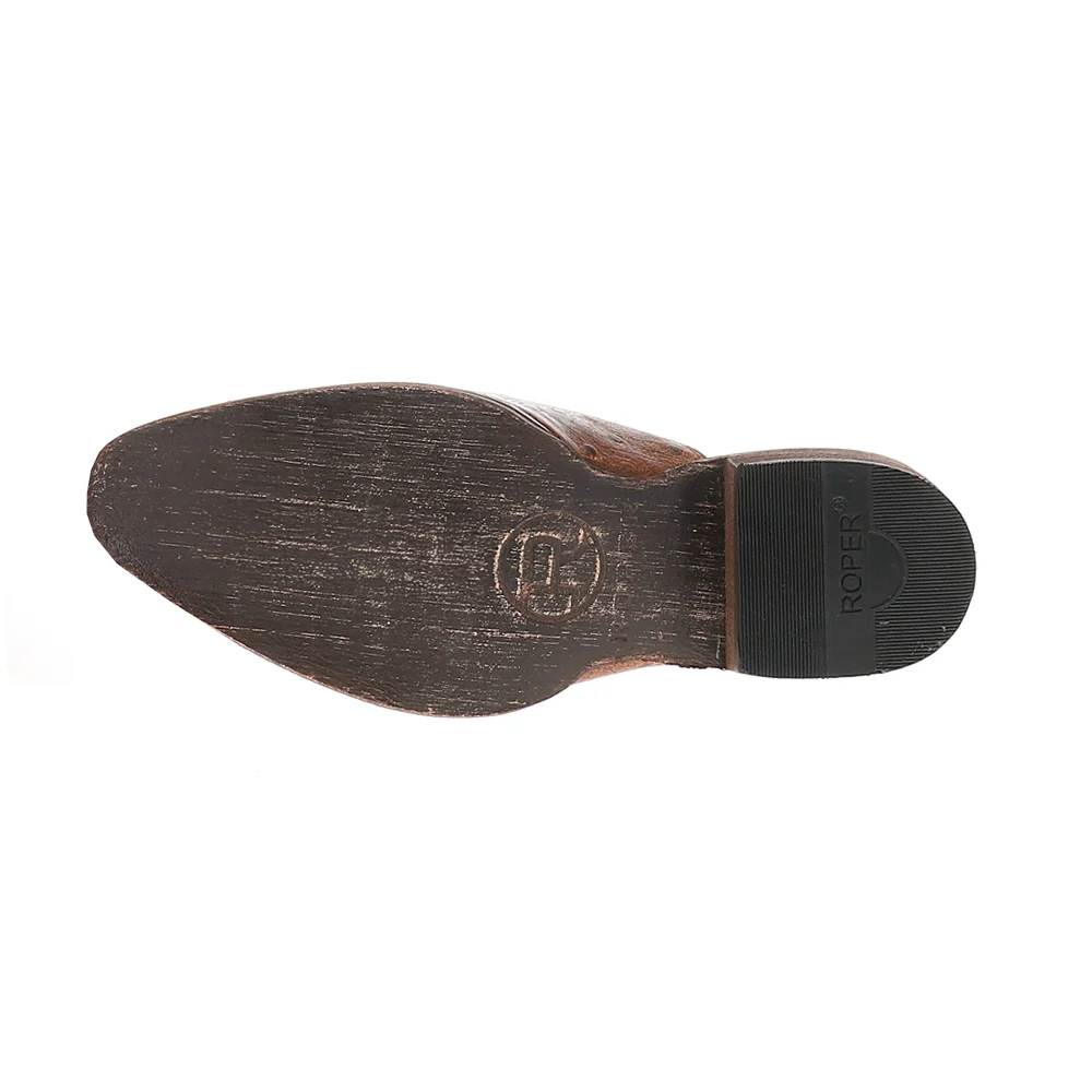 Lynelle Embossed Ostrich Print Slip On Mules - Image 5