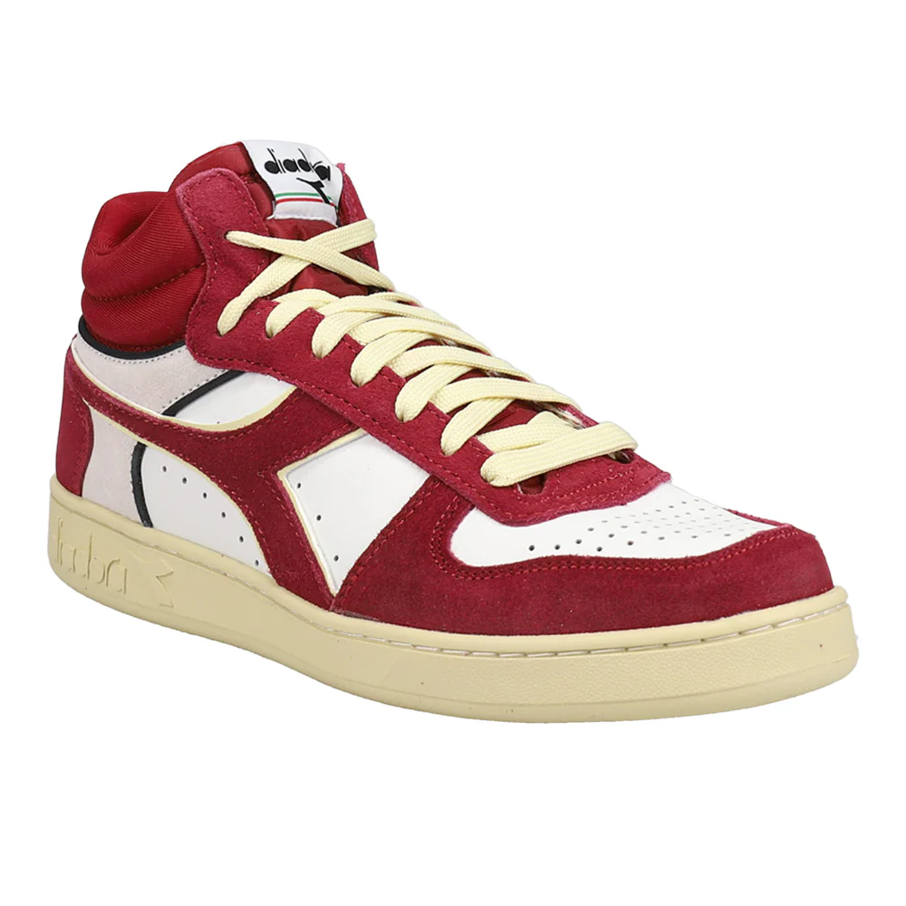Magic Basket Demi Cut Suede Leather High Top Sneakers - Image 2