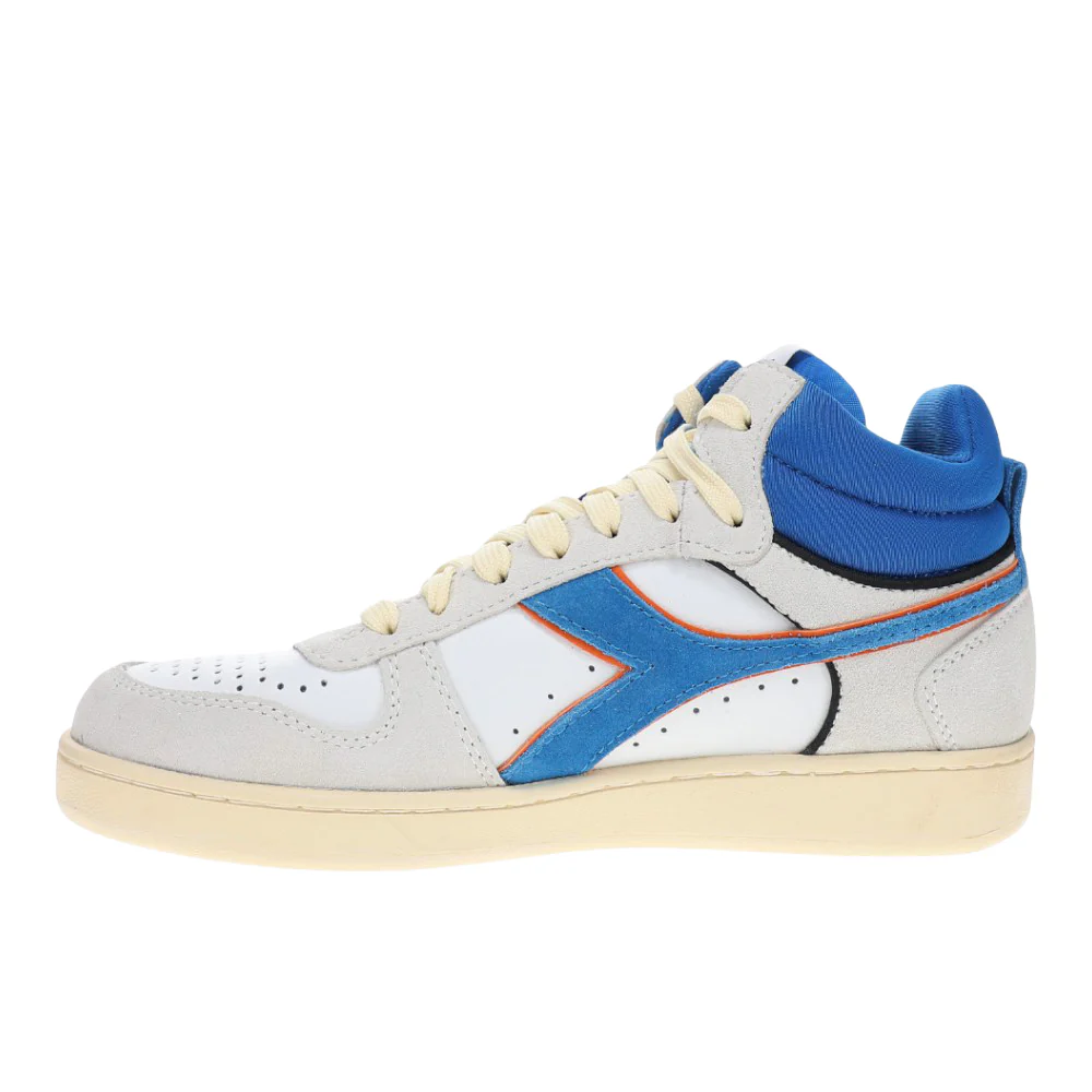 Magic Basket Demi Cut Suede Leather Lace Up Sneakers - Image 3