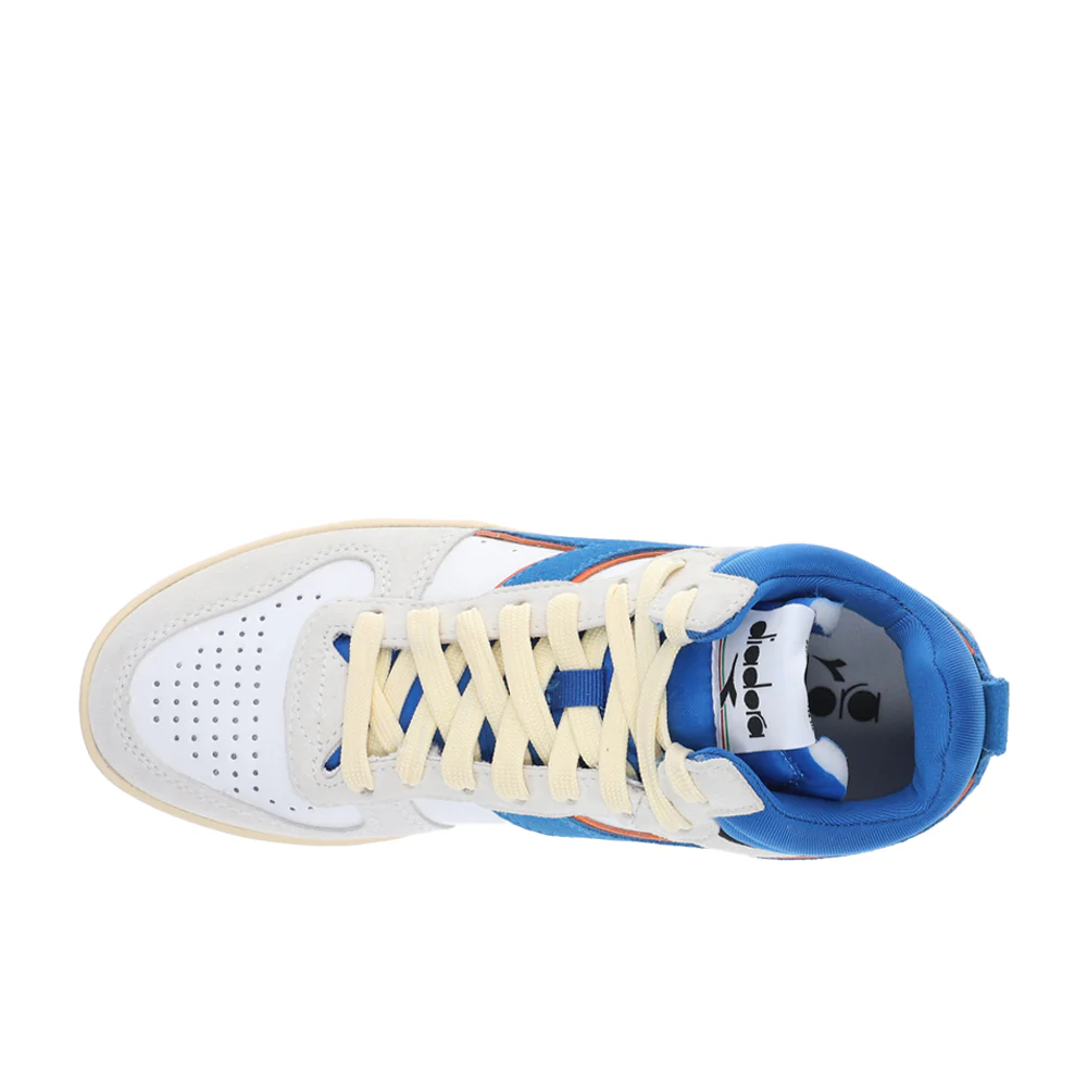 Magic Basket Demi Cut Suede Leather Lace Up Sneakers - Image 4