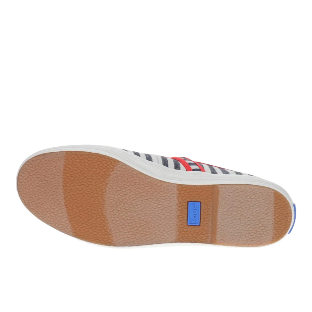 Maisie Stripe Twill Mary Jane Flats - Image 5