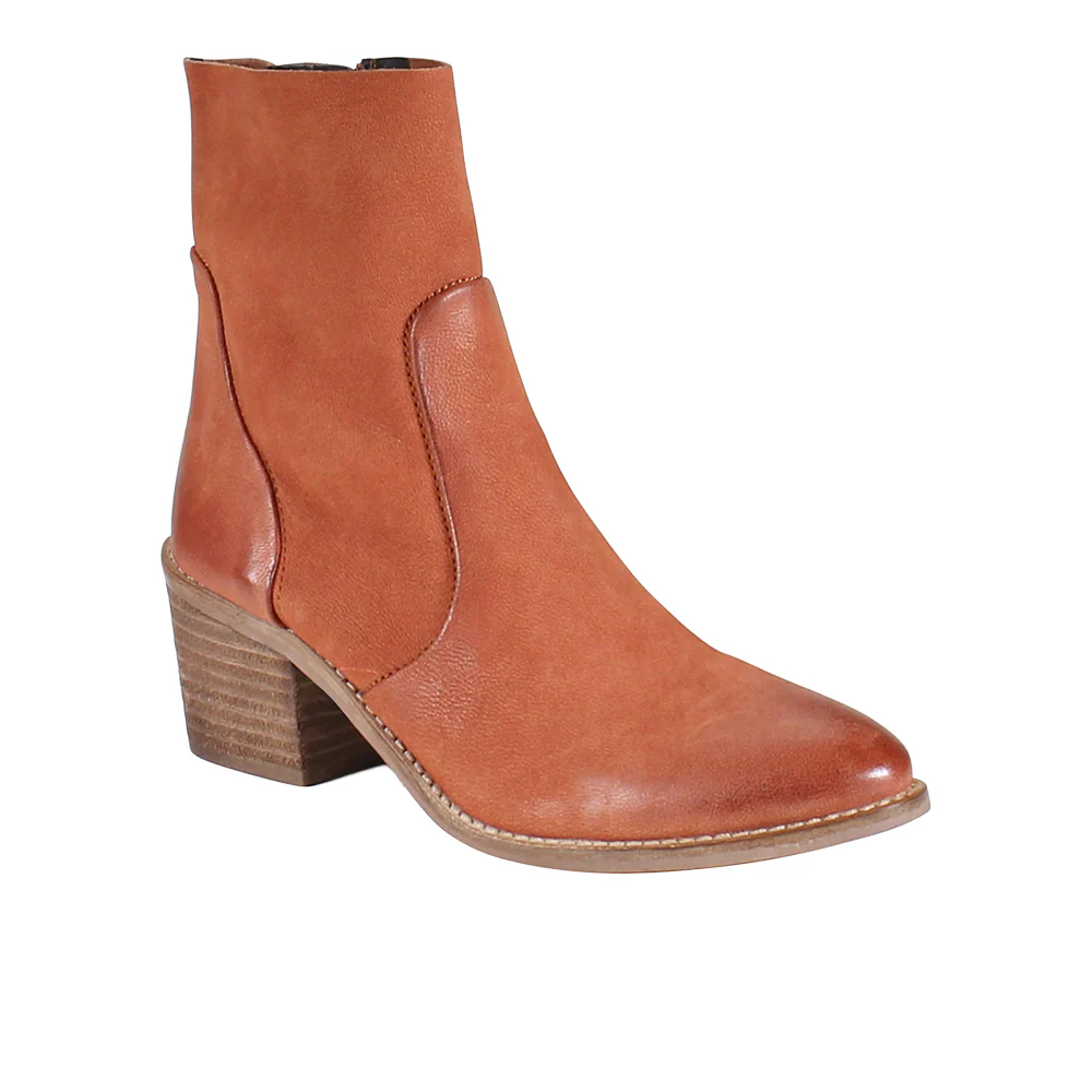 Majestic Zippered Round Toe Booties - Image 2