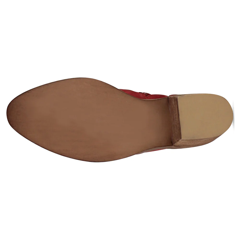 Majestic Zippered Round Toe Booties - Image 5