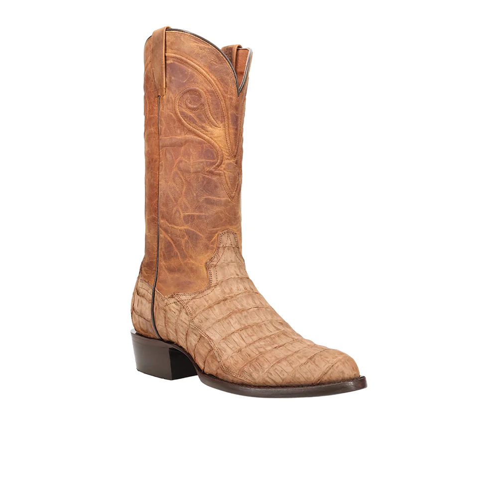 Makara Caiman Round Toe Pull On Cowboy Boots - Image 2