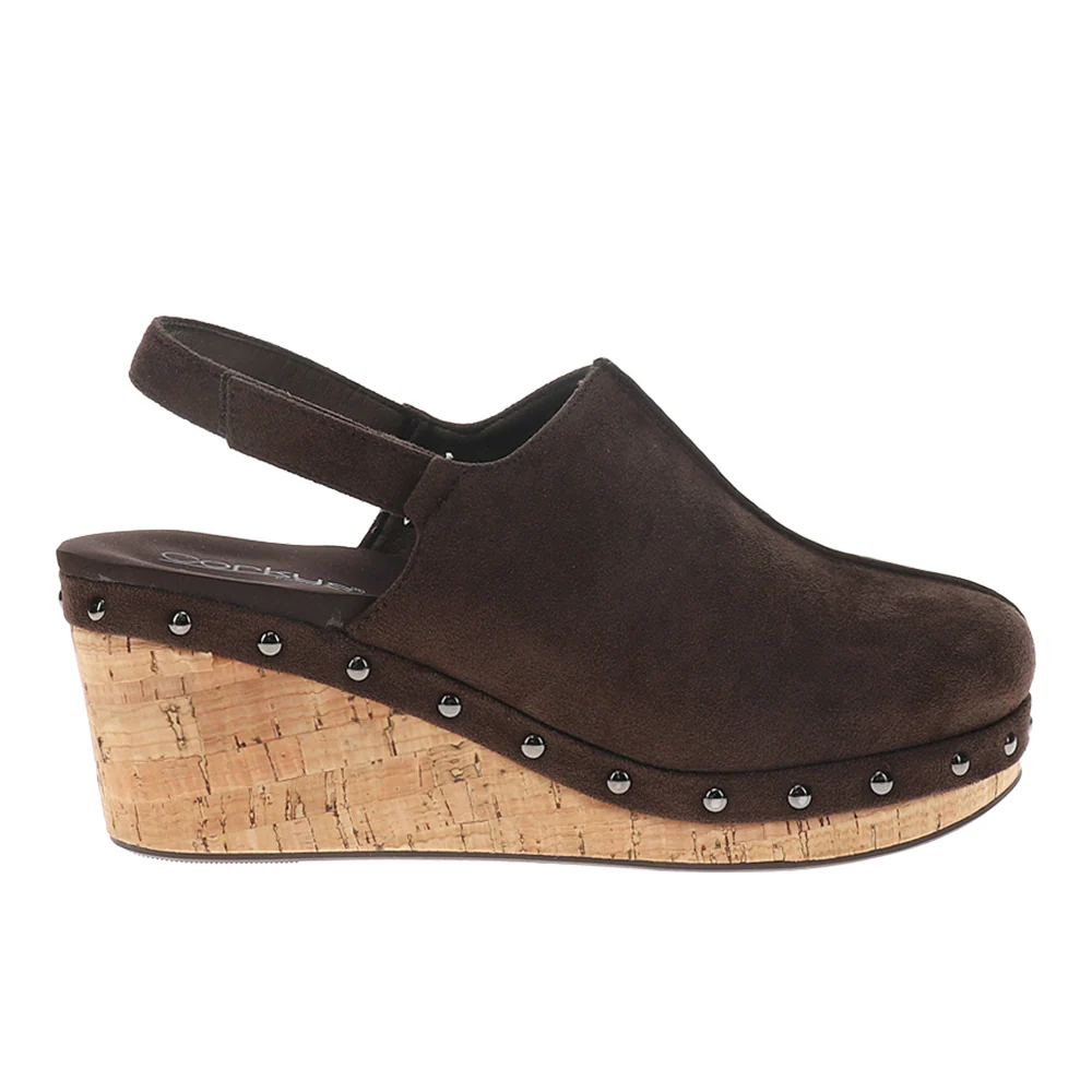 Make Em Blush Studded Slingback Clogs