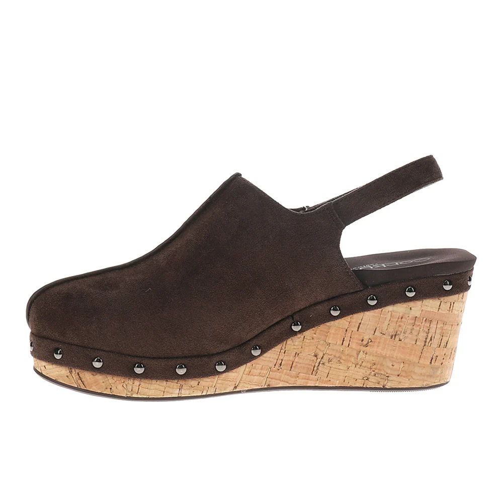 Make Em Blush Studded Slingback Clogs - Image 3