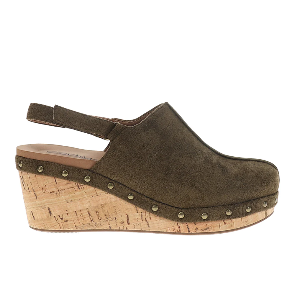 Make Em Blush Studded Slingback Clogs
