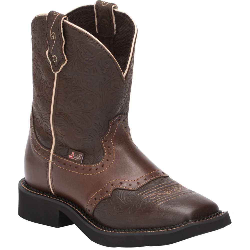 Mandra 8 Inch Square Toe Cowboy Boots - Image 2