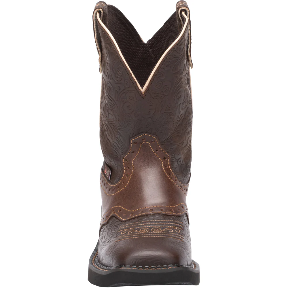 Mandra 8 Inch Square Toe Cowboy Boots - Image 5