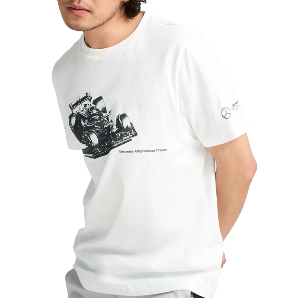 MAPF1 Essentials Car Graphic Crew Neck Short Sleeve T-Shirt