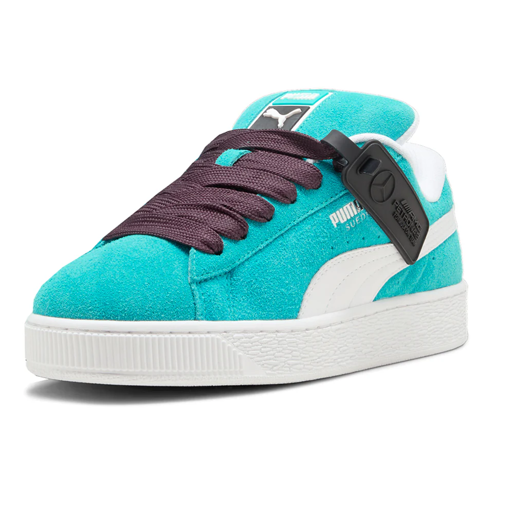 Mercedes AMG Petronas F1 x Suede XL Lace Up Sneakers - Image 2