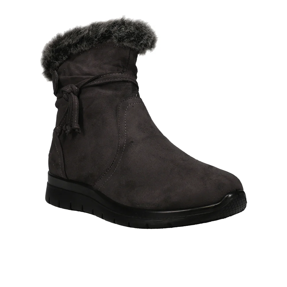 Marie Round Toe Pull On Snow Booties - Image 2