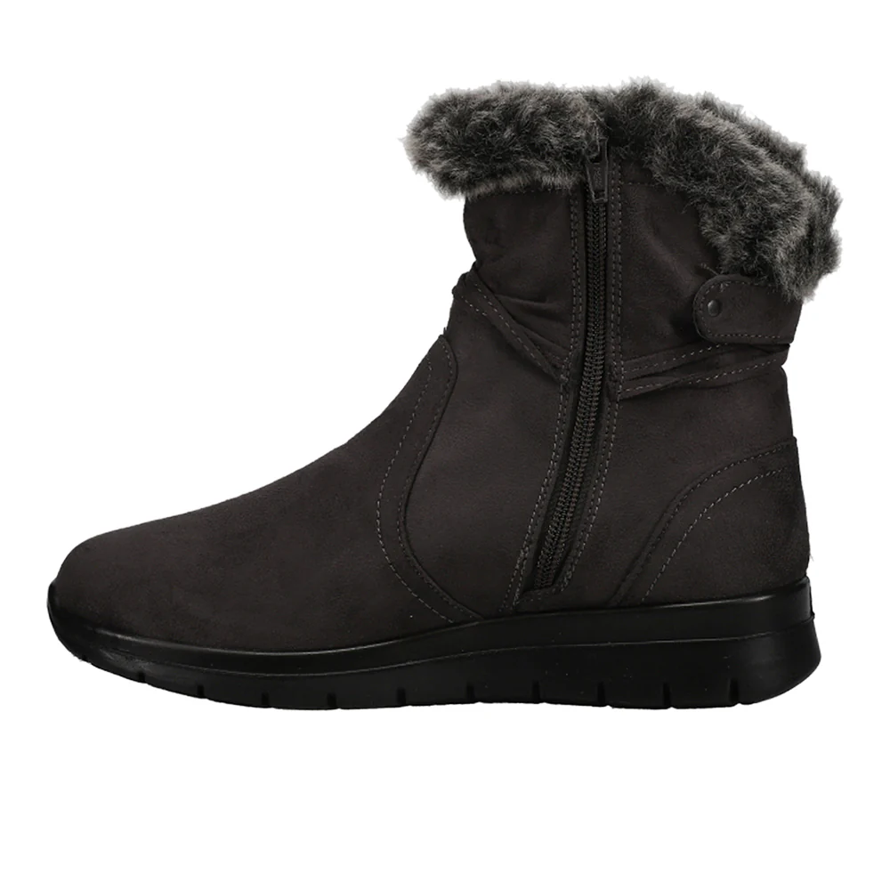 Marie Round Toe Pull On Snow Booties - Image 3