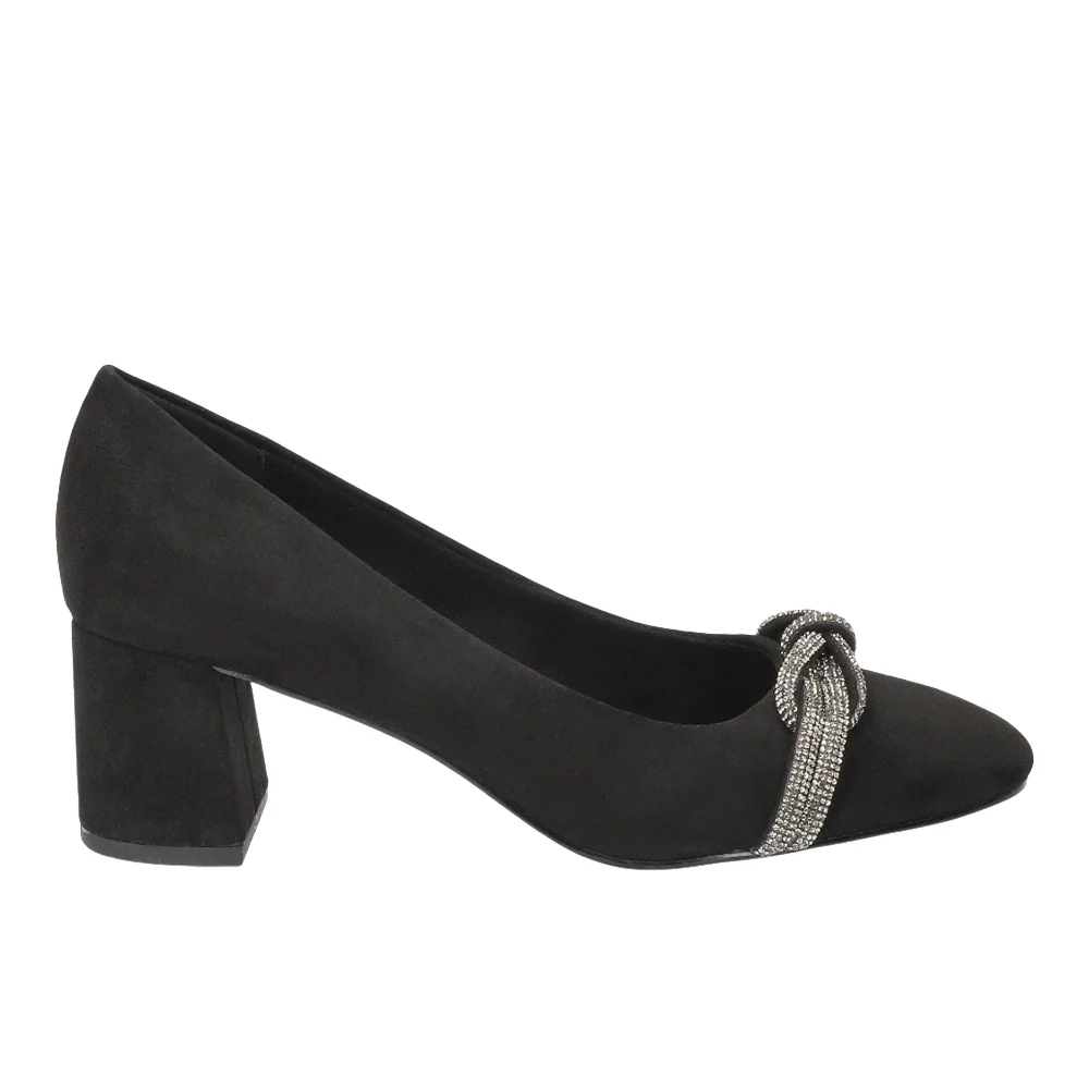 Marigold Jewel Knot Square Toe Pumps