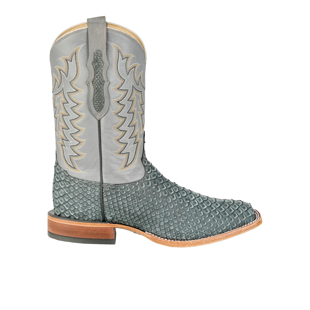 Mario 11 Inch Python Square Toe Cowboy Boots