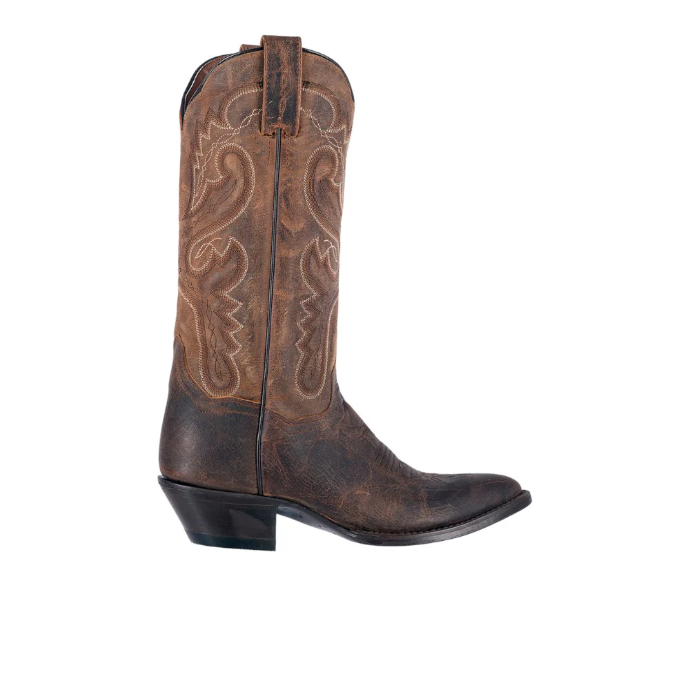 Marla Round Toe Pull On Cowboy Boots
