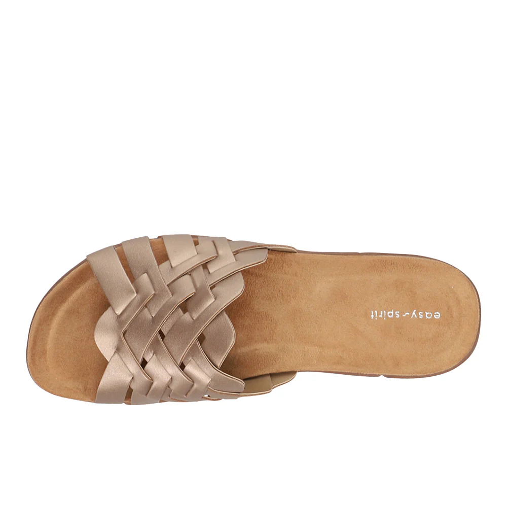 Marsha Metallic Slide Sandals - Image 4