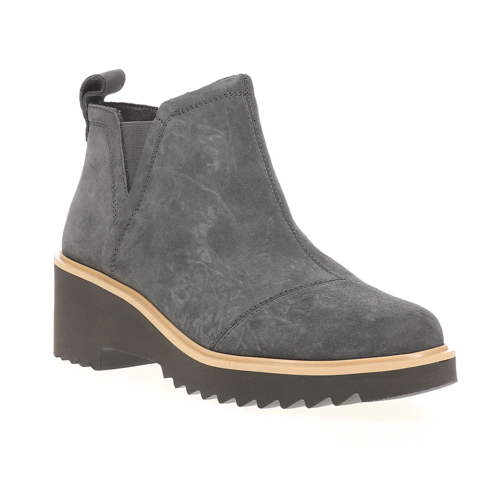 Maude Zippered Wedge Booties - Image 2